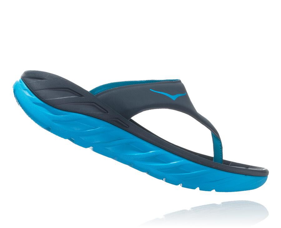 Sandale Hoka One One Ora Recovery Flip Femme - Bleu Marine - PMU-618279